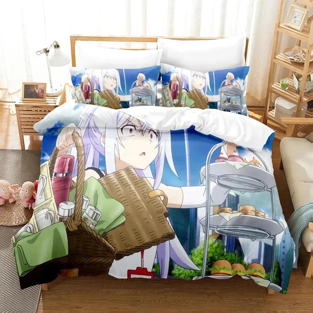 Anime Plastic Memories Isla Comfortable Duvet Quilt Cover Pillowcase Bedding Set Children Bedroom Decoration Home Textile