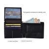 Carl Black Mens Leather Wallet for Men