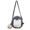 New Plush Cartoon Penguin Shoulder Bag 2025 New Girl Cute Student Going Out Oblique Span Bag Female