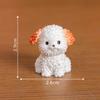 Figurines Miniatures Cute Puppy Dog Micro Landscape Ornaments for Home Decorations Room Decor DIY Desktop Car Accessories