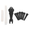 Guitar Bridge Pin Kit Ox Bone Pillow Puller Remover Instrument Accessories with Saddle Nut