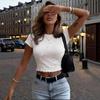 Cross-border European and American Short-sleeved T-shirts, Amazon Popular Women's Clothing, Guangzhou Manufacturers Spot Wholesale Delivery