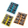 8Pcs/Set Metal Wire Puzzle Educational Montessori IQ Carbon Steel Mind Brain Teaser Stress Reliever Toys