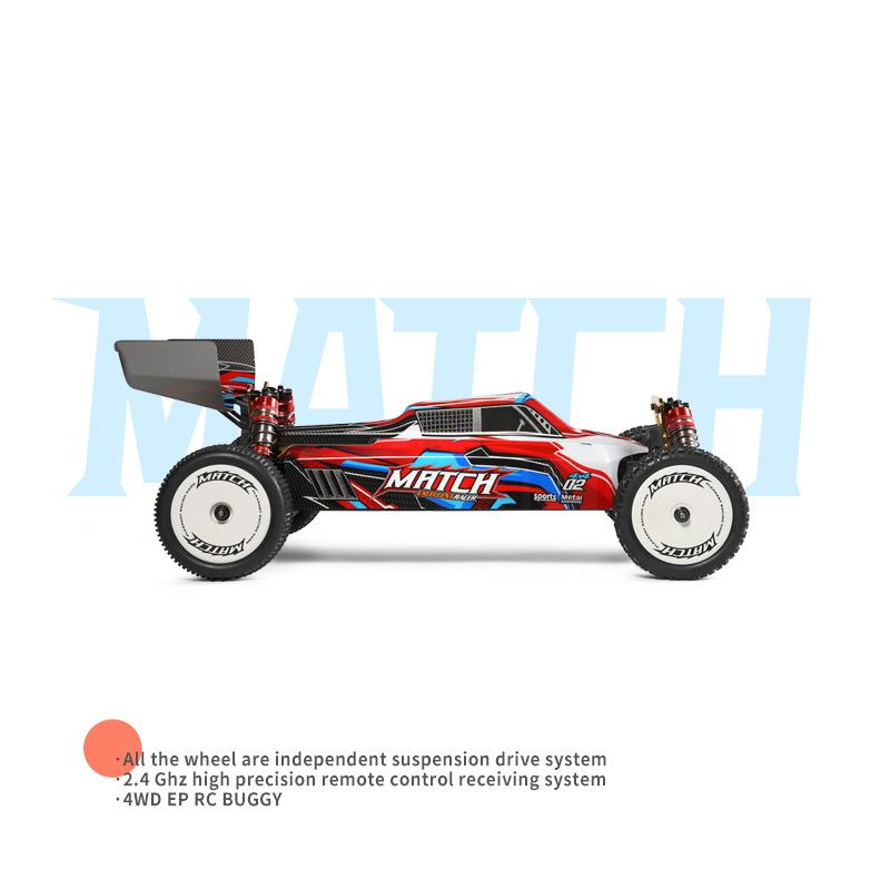 1/10 RC Car Wltoys 104001 4WD 2.4G Racing Car Remote Control Toys for Children 45km/h High Speed Vehicle Models Toys for boys