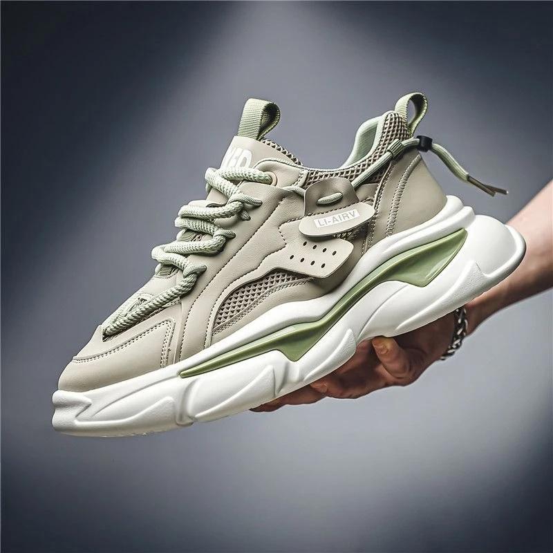 Fashion Mesh Upper Low-Top Sports Shoes for Men Breathable Outdoor Running Miked Colour On Clearance High Quality Gym Man Casual Sneaker