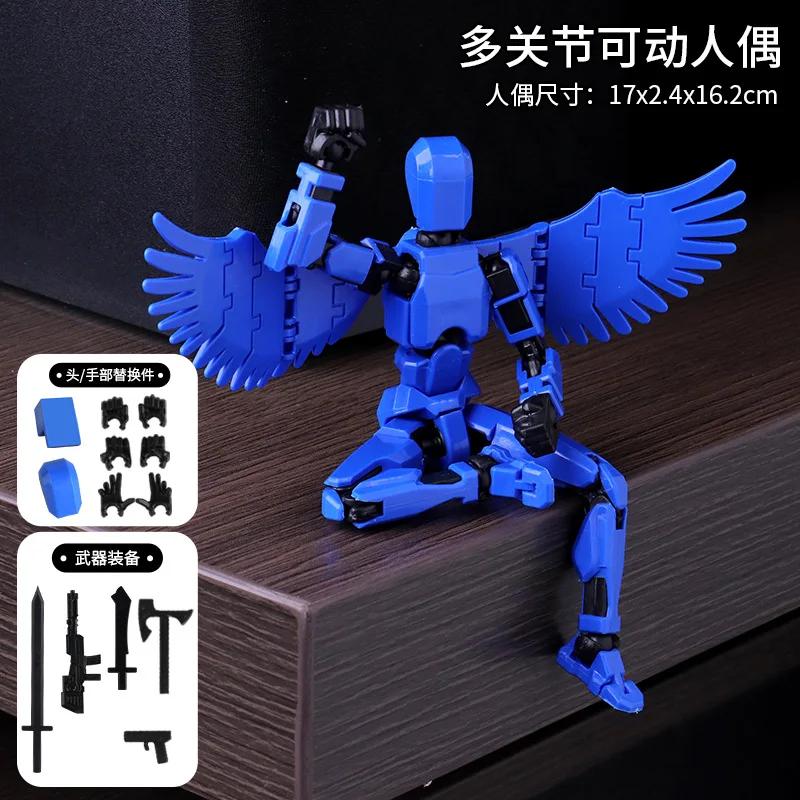 Large Size Lucky 13 Figure Toys Dummy 3D Printed Movable Shapeshift Robot Action Figuras DIY Mannequin Decompression Toys