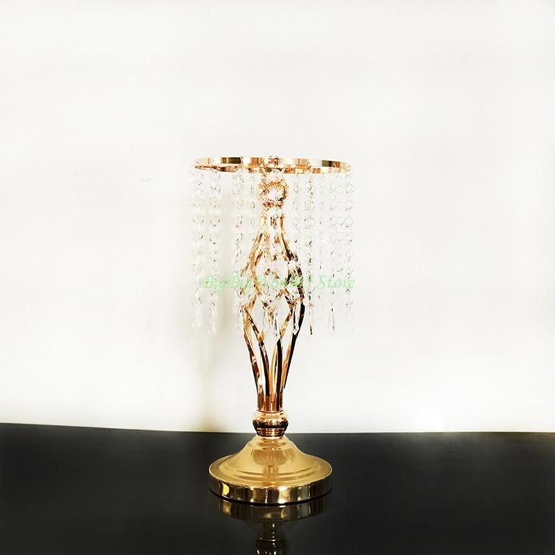 24TE Crystal Tassel Beads Holder Flower Vase Holder Ornament Home Decor for Wedding Table Centerpieces Birthday Party