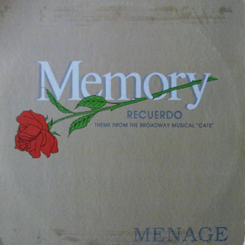 

12inch Record MENAGE - Recuerdo = Memory TI70685 TREBOL 1983 Mexico Soul/Funk Used