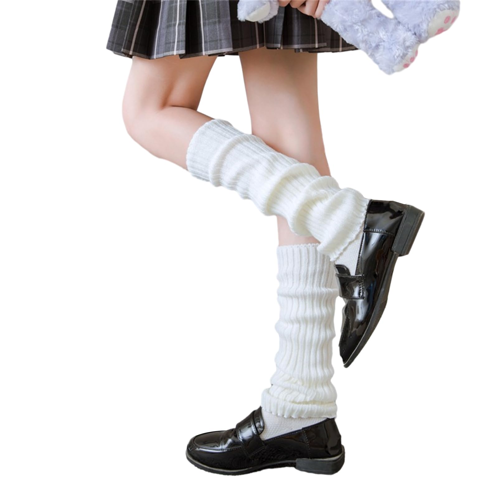 

LIKENNY Плотные широкие брюки для униформы для старшей школы, школьные гетры для холодной погоды для девочек и женщин, носки, 40 см, гетры, студенты, девушки,