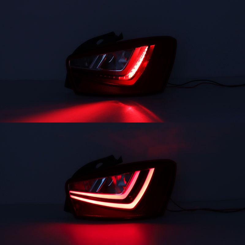 Exterior Accessories Tail Light Signal Lamp Warning Brake Light For Seat Ibiza 2013 2014 2015 2016 2017 Auto Rear LED Taillight