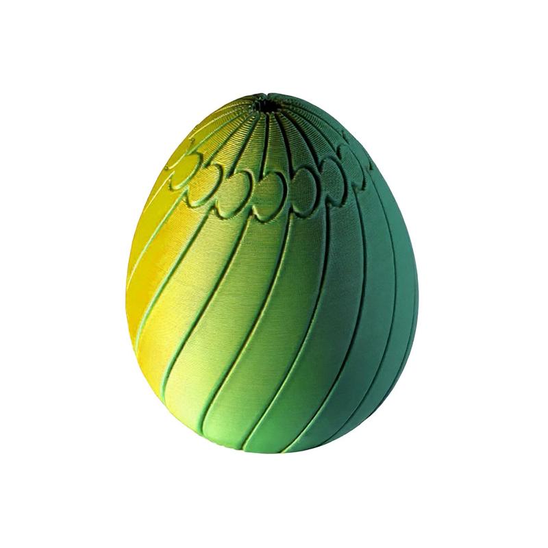Twisty Fidget Egg 3D Printed Slippery Egg Fidget Easter Egg Toys Basket Stuffers Rotating Fidget Puzzle Toy For Stress Relief