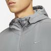 Nike מעיל ריצה קז'ואל מחמם עם קפוצ'ון לגברים Therma-FIT בצבע אחיד ללא הגבלה מעיל גברים אפור-עשן FB7545-084