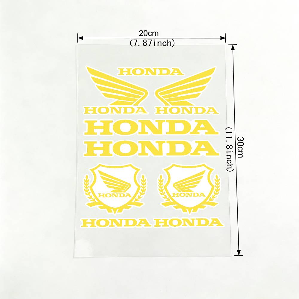 For Honda 18 colors Reflective motorcycle stickers, 3M safety warning at night in the dark scooter helmets UO2