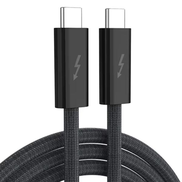 

Кабель для передачи данных USB 4.0 Type-C 240 Вт Кабель для быстрой зарядки Скорость 40 Гбит/с Совместимость с Thunderbolt 3/4 для телефона/iPad/Switch 8K HD Сверхскоростная зарядка
