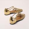 Fashion 2025 Summer New Hollow Out Woven Sandals Low Heels Women's Sandals Casual Outwear Retro Roman Shoes for Woman Sandalias Mujer