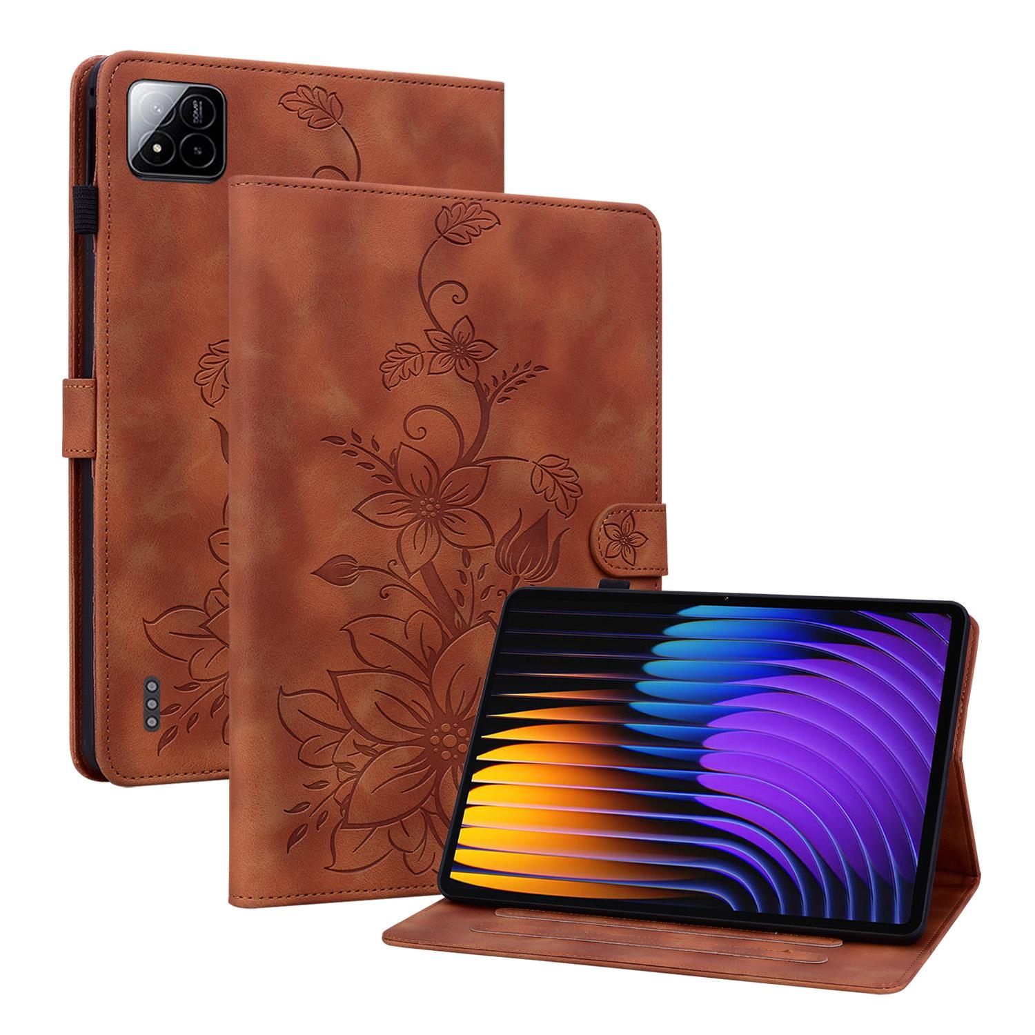 

Adjustable Stand PU Leather Case Universal for Official Xiaomi Pad 7 Pro 2024 11.2 inch With Pen Holder Luxury Cover Shockproof Xiaomi Pad 7-7 Pro коричневий