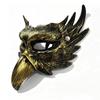 Halloween Cosplay Accessory Eagle Half Face Mask, Vintage Gold Decorative Party Mask Masquerade Gothic Props Venetian