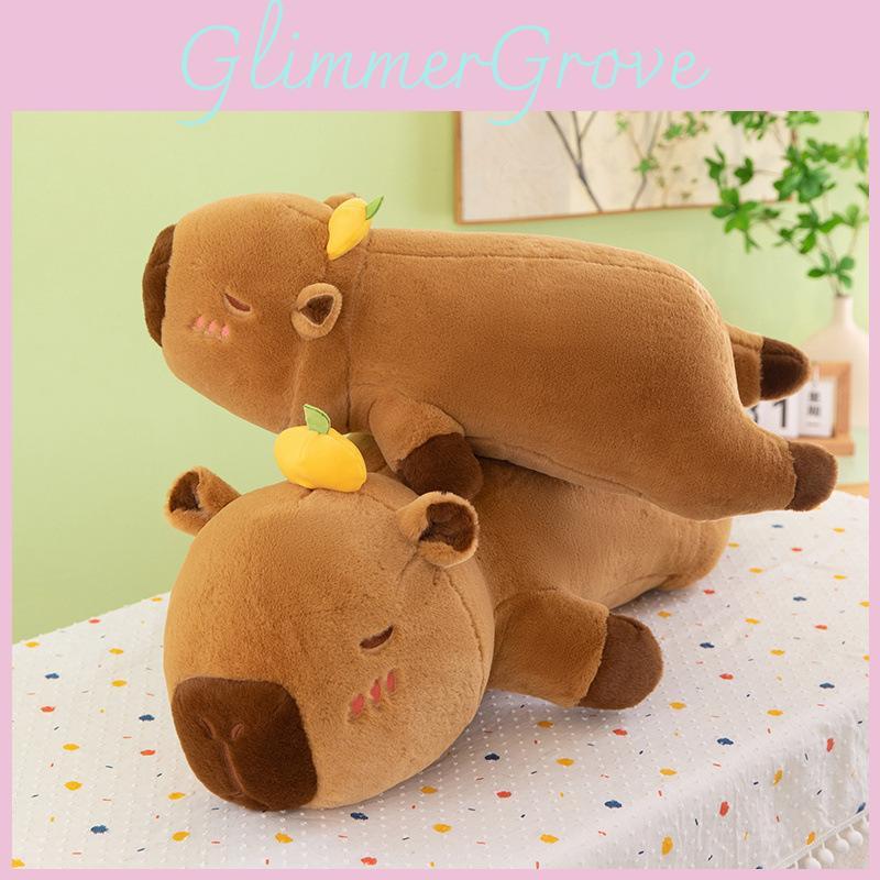 Lounge Capybara Plush Pillow Cozy Bedrest Companion Snuggle Sleep Toy Stuffed