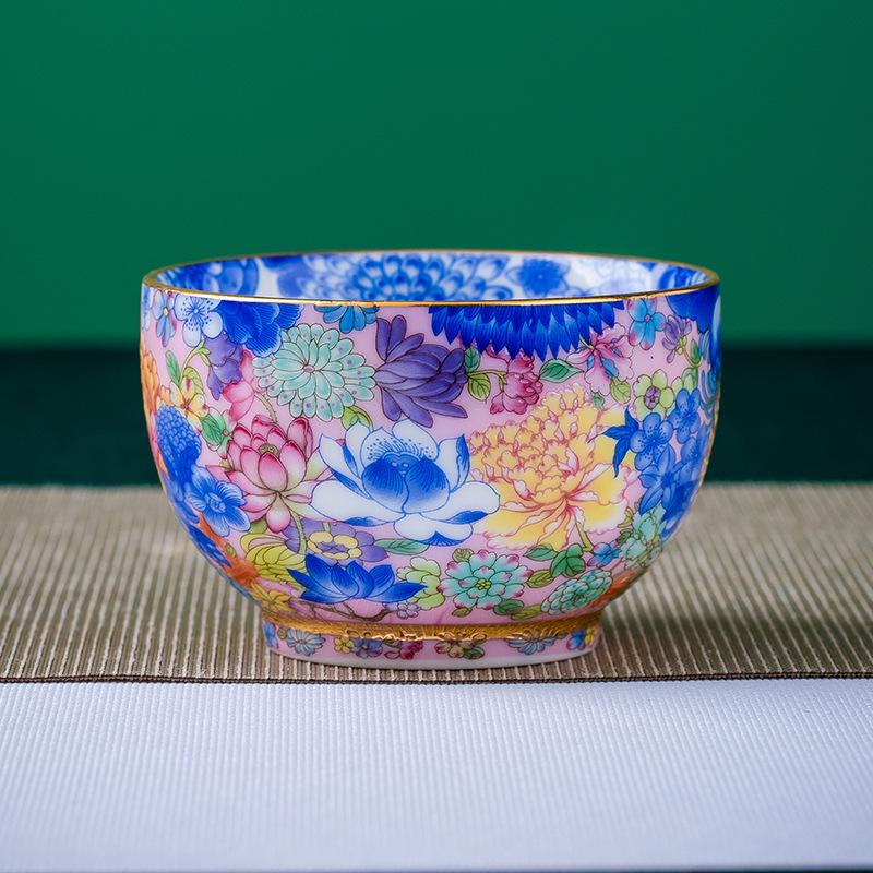 Unusual Aesthetic Jingdezhen Porcelain Ceramic Tea Cup Teeware Teware Handmade Mug Glaze For Puer Kung Fu Oolong Tieguanyin