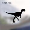 Dinosaur Silhouette Car Stickers Waterproof for Rearview Mirror Windows Animal Decoration Vinyl Decals Funny Auto Accessories