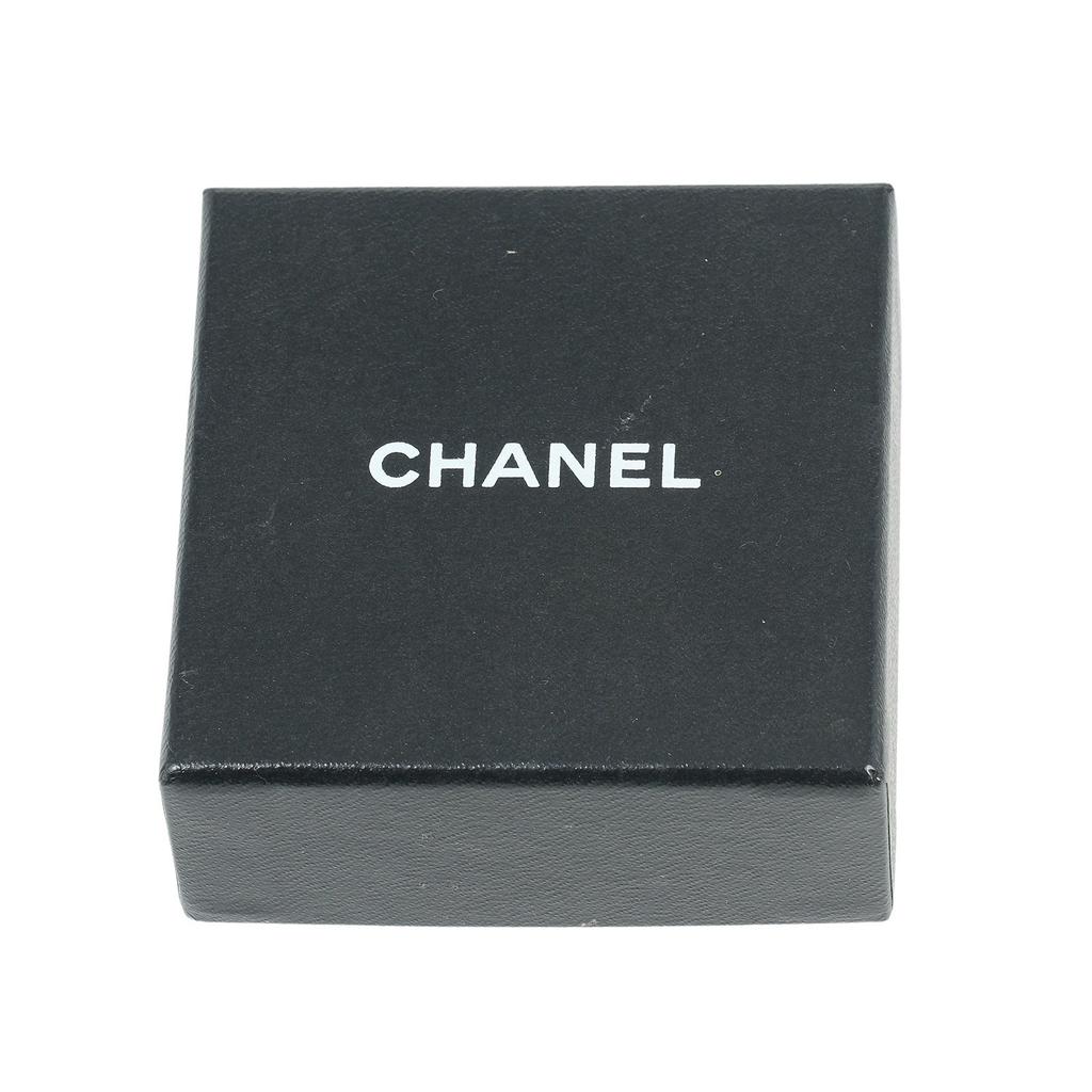 CHANEL Double hoop Earring Silver925 27.2g Women Used