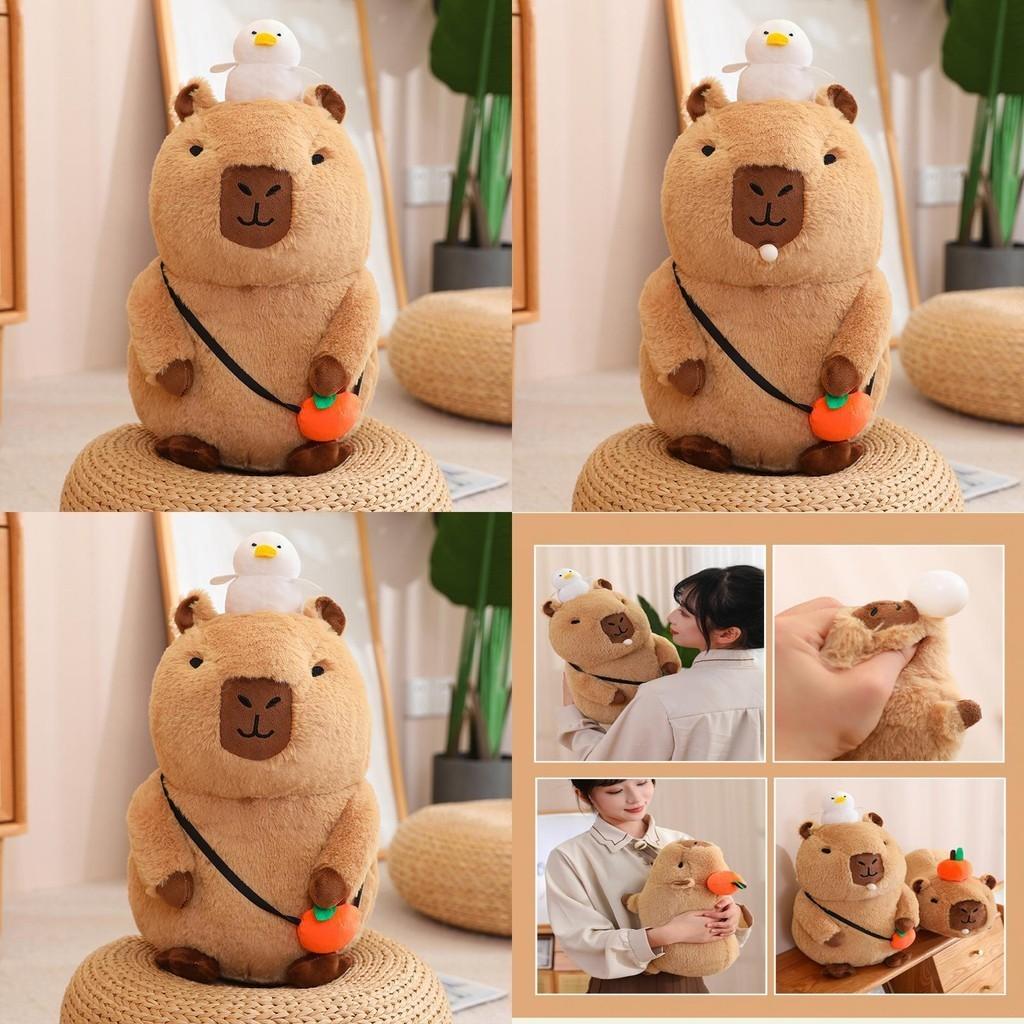 Capybara Plush Doll Fluffy And Huggable Water Rodent Toy Available In Various Sizes And Styles