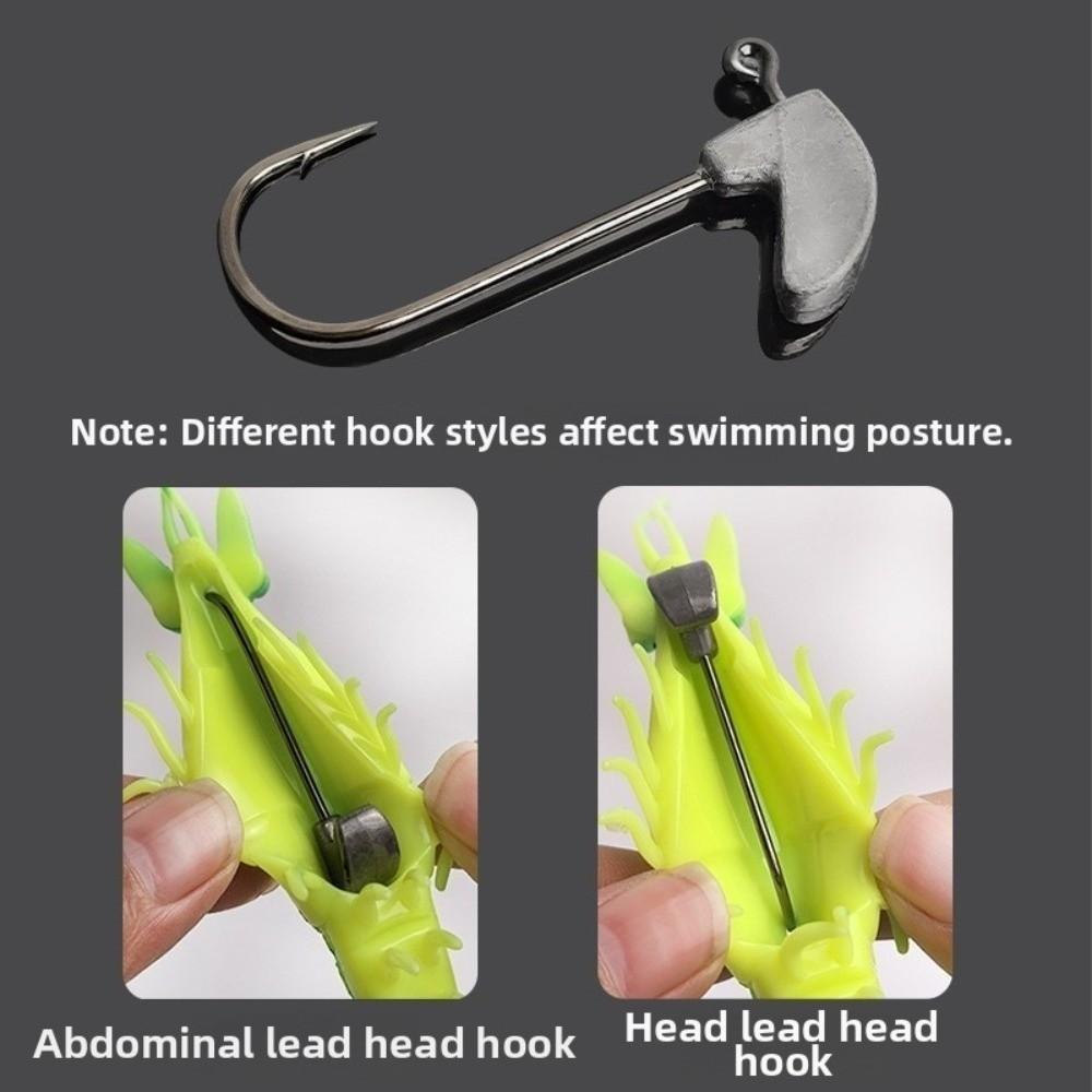 Multi-Joint Design Soft Shrimp Fishing Lure 9.5cm Length Unrigged Hookless Lure  Pesca Tackle Use