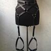 Pu Leather Thigh Garter Belt Leg Harness, Punk Pu Leather Leg Harness And Butt Harness, Party Dating Leg Harness.