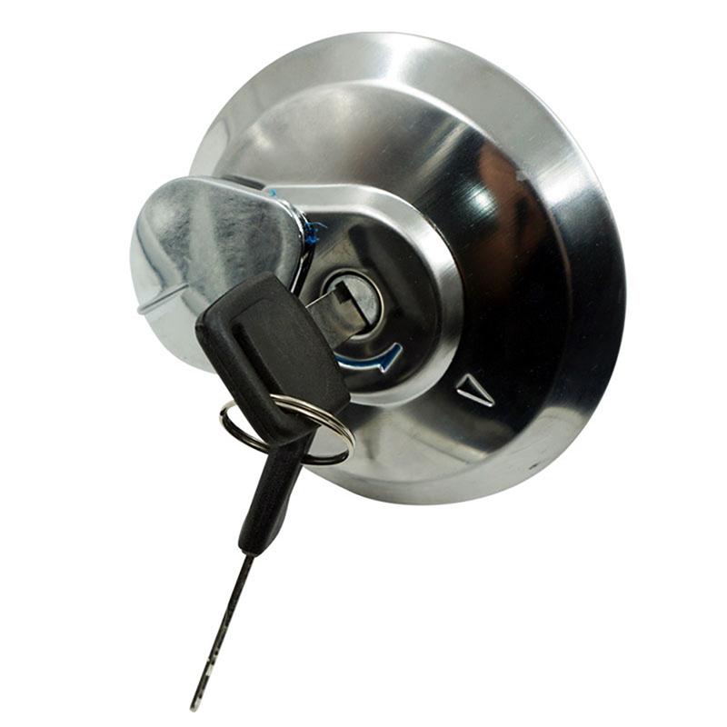 1 Set Piese de Schimb pentru Motocicletă Capac Blocare Rezervor Combustibil Aluminiu Set Capac Rezervor cu Două Chei Potrivit pentru Honda King 125 Cbt125 Capac Rezervor Combustibil