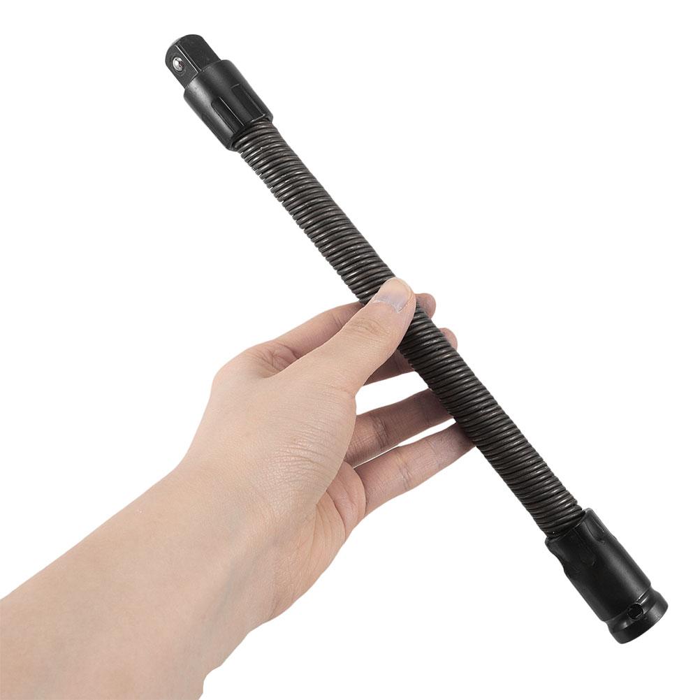 2pcs Metal Socket Extension Rod For Wrench And Socket Flexible Wrench Extender Wrench Sleeve Extension Rod Wrench Extender Bar
