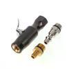 1 Set DIY Accessories 200PSI Tire Inflator Lock-on Air Chuck Dual-Jaw Designed For Schrader Valve Use No Leakage Home Garage