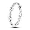 2023 Fashion Silver Plated Princess Tiara Crown Sparkling Love Heart Rings for Women Jewelry Anniversary Gift