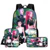 KPOP Hunter Girl Group Backpack High-Definition Print Large Capacity Lightweight Spine Protection Student Bookbag Less