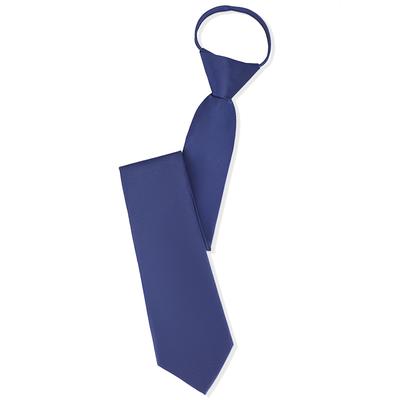[Segarty] One-touch Necktie, Navy Blue, Solid Pattern, 55cm Length, 8cm Width, 1200 Needles, Men's, 3-second Fastening, Easy, Instant, Gift, Stylish,