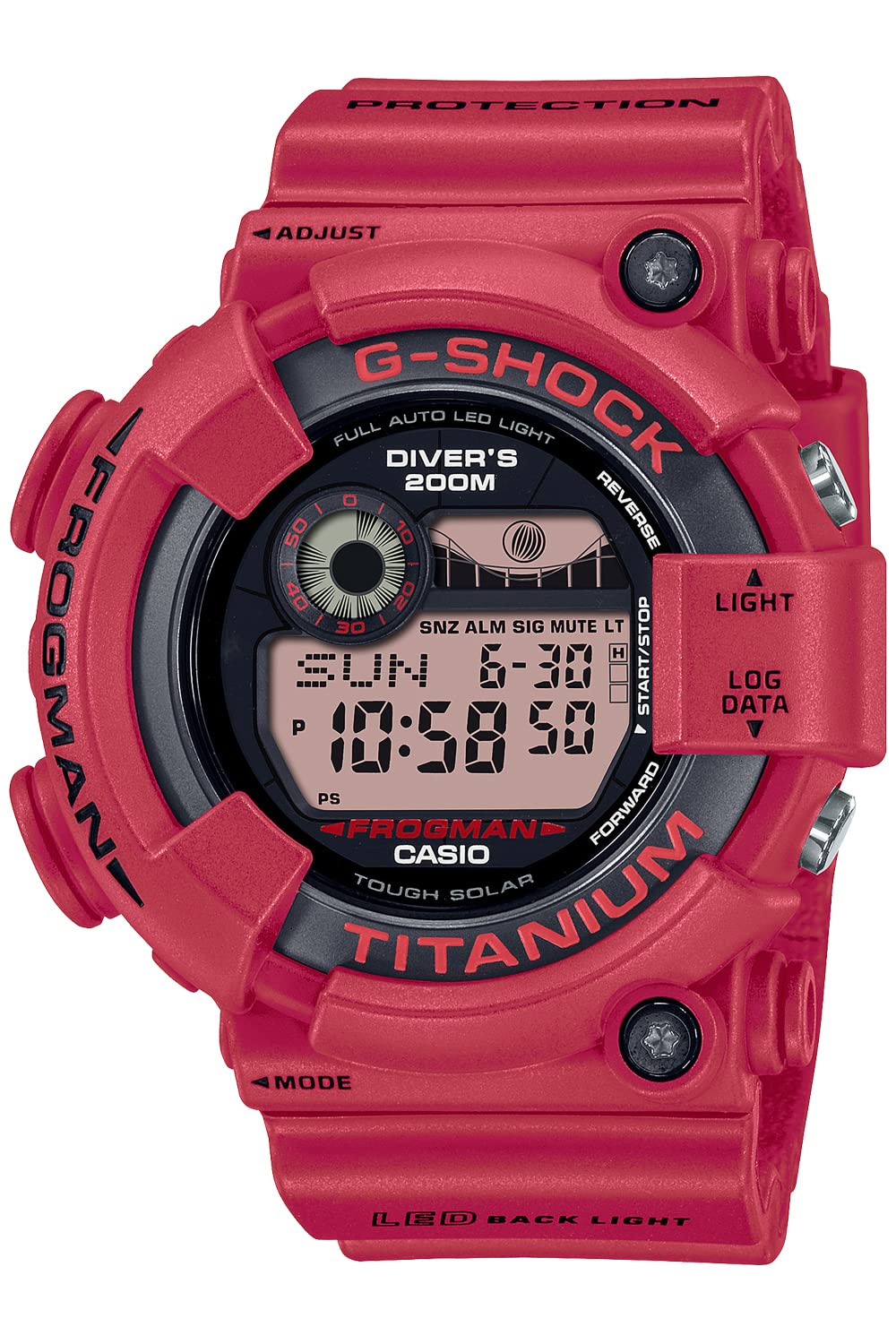 

[CASIO] G-SHOCK FROGMAN 30th Anniversary Tough Solar Radio Solar Biomass Plastic GW-8230NT-4JR Men s Watch Red