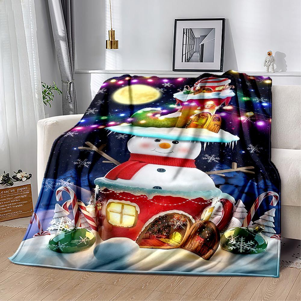 Christmas 275 Blanket Soft Warm Cozy Perfect for Chair Office Chair Sofa All-Season Use Stylish Decor Ideal Gift for Friends Family Couples Picnic