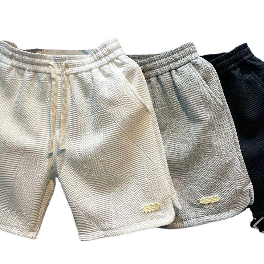 Men's Casual Five-Point Beach and Sports Mid-Length Shorts