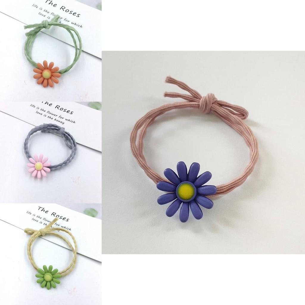 Stylish Ins Women Daisy Hair Rope Featuring Korean Rubber Band And High-elastic Design
