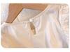 2024 Summer Girls' Stylish Casual Two-Piece: Bubble Sleeve Top & Suspender Dress