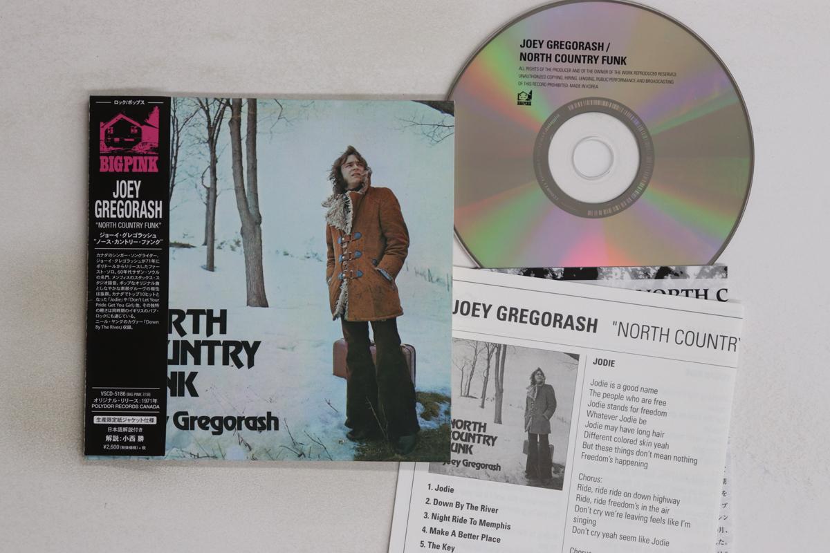 

CD JOEY GREGORASH - North Country Funk VSCD5186 VIVID SOUND 2014 Japan Obi Rock Used