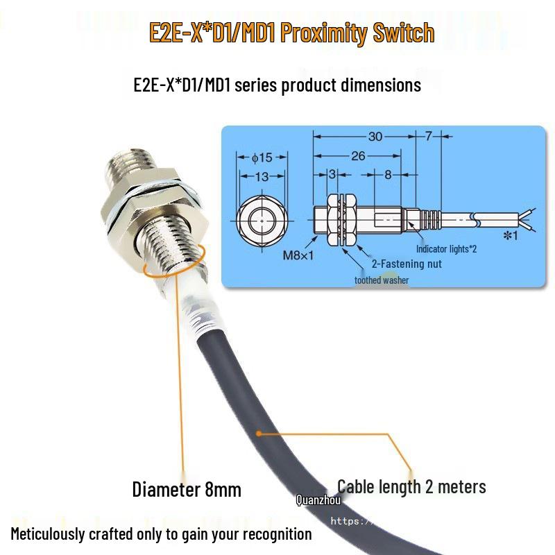Omron E2E-X Series Proximity Switch X5M X3D1-N X8MD1 X7D1-N