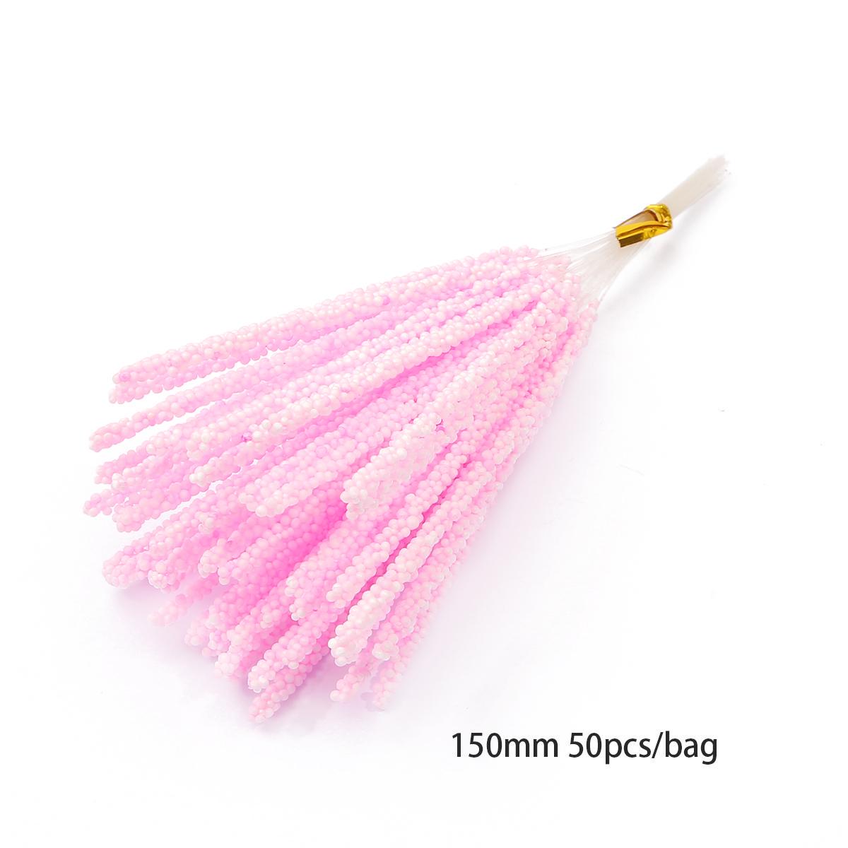 

Розовые тычинки для создания искусственных цветов, венков, поделок или элементов декора 13