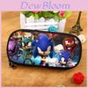 Sonic The Hedgehog Large Capacity Pencil Case With Nylon Material For School Supplies