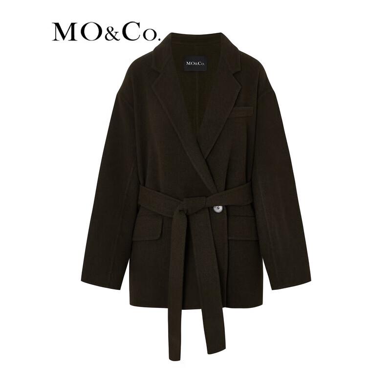 MO&Co. Women's Merino Wool Blazer Coat