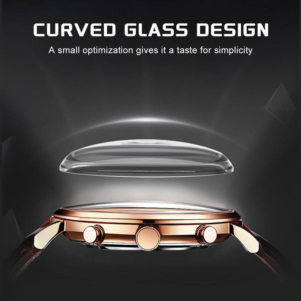 LIGE TOP Pánské hodinky Ležérní Business Vodotěsné hodinky Jednoduché Kožené Kalendář Pánské Křemenné hodinky