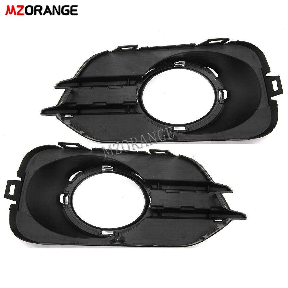 Fog Light Frame Cover for Volkswagen Tiguan 2012 2013-2018  for VW Front Fog Lamp Honeycomb Grille Front Bumper