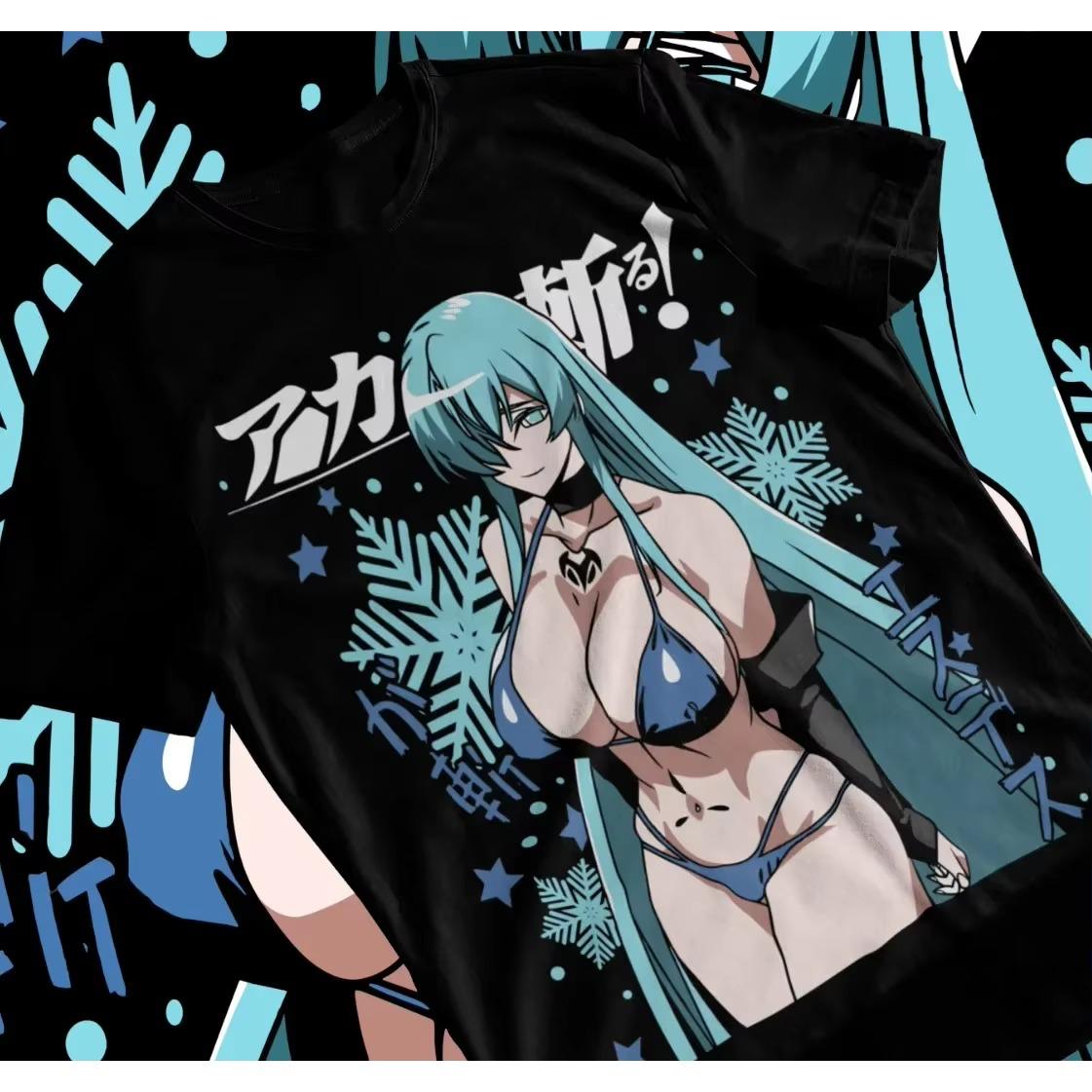 Summer Hot Sale Esdeath Tshirt Akame Ga Kill Esdeath S Waifu Anime Manga Shirt Soft Tee Mens Short Sleeves 4XL