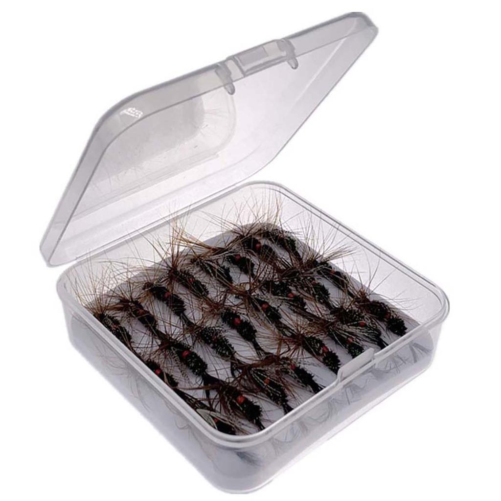 5/10/20/25Pcs/Box Caddisfly Dries Fishing Fly Lure Artificial Insect Bait Trout Fly Fishing Artificial Bait