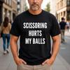 Saxning Gör Ont På Mina Testiklar Humor Stötande T-shirt