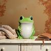 Ceramic Big-Eyed Frog Pen Holder & Animal Ornament